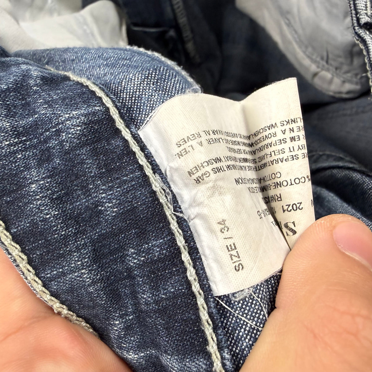 Armani Backprint Vintage Jeans | S