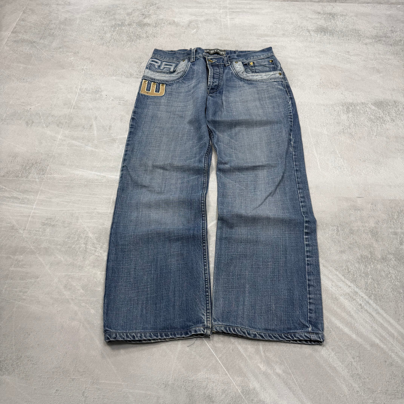 G-Star Big Print Vintage Jeans | S