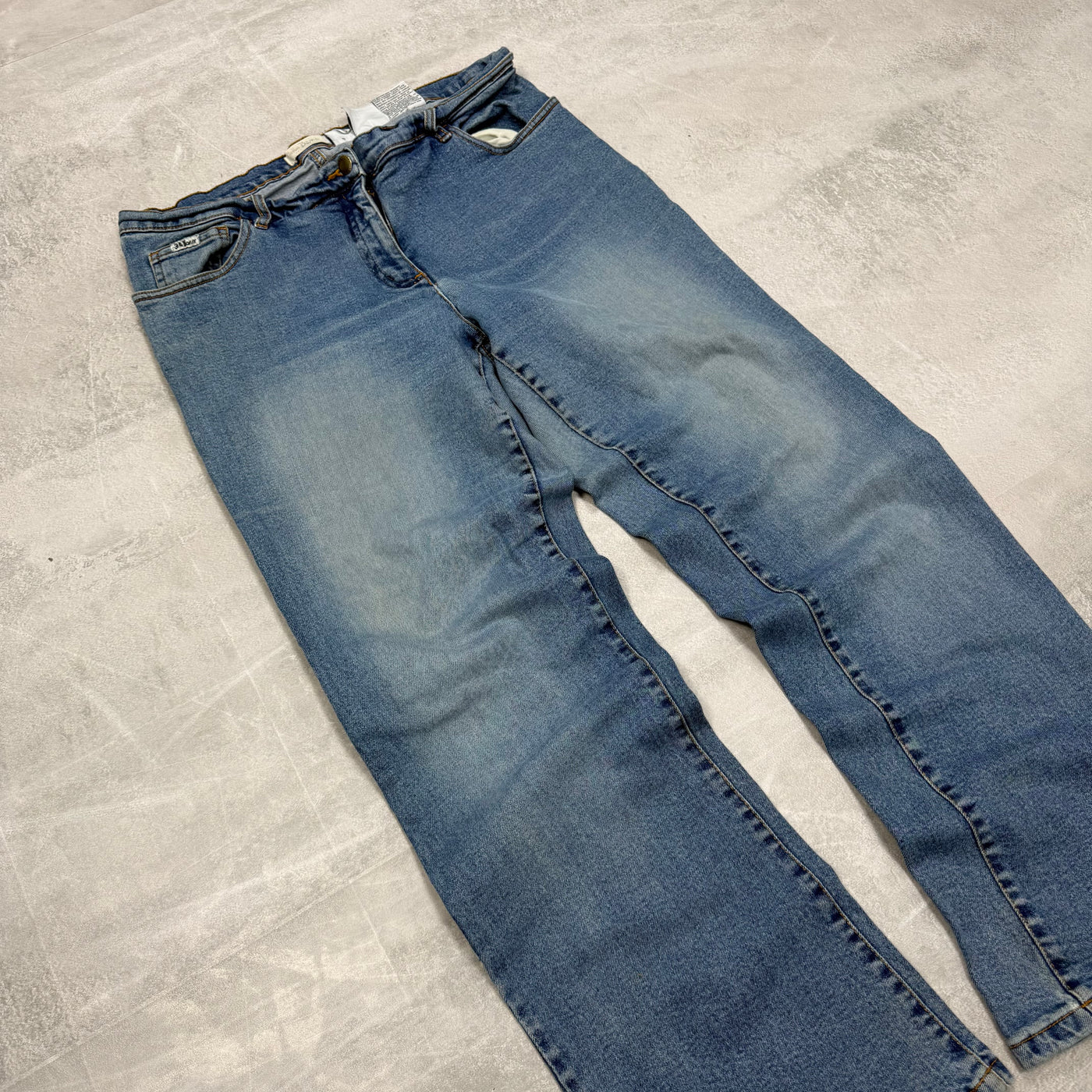 Y2K Big Logo Vintage Jeans | S