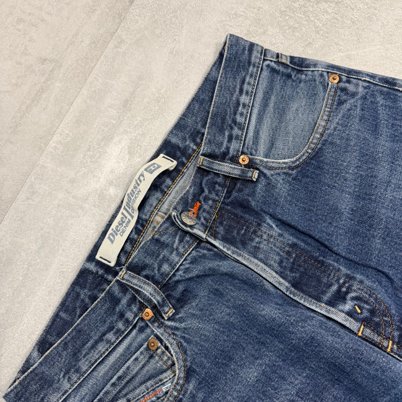 Diesel Flared Washed Vintage Jeans | S