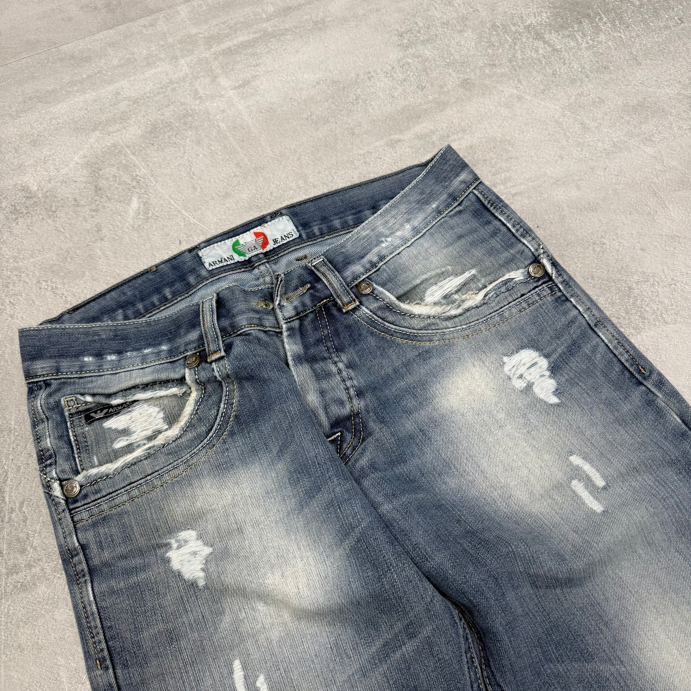 Armani Washed Vintage Jeans | S