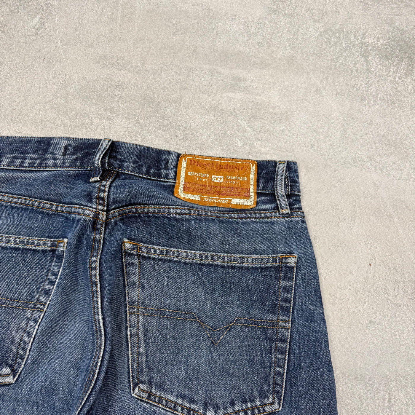 Diesel Flared Washed Vintage Jeans | S