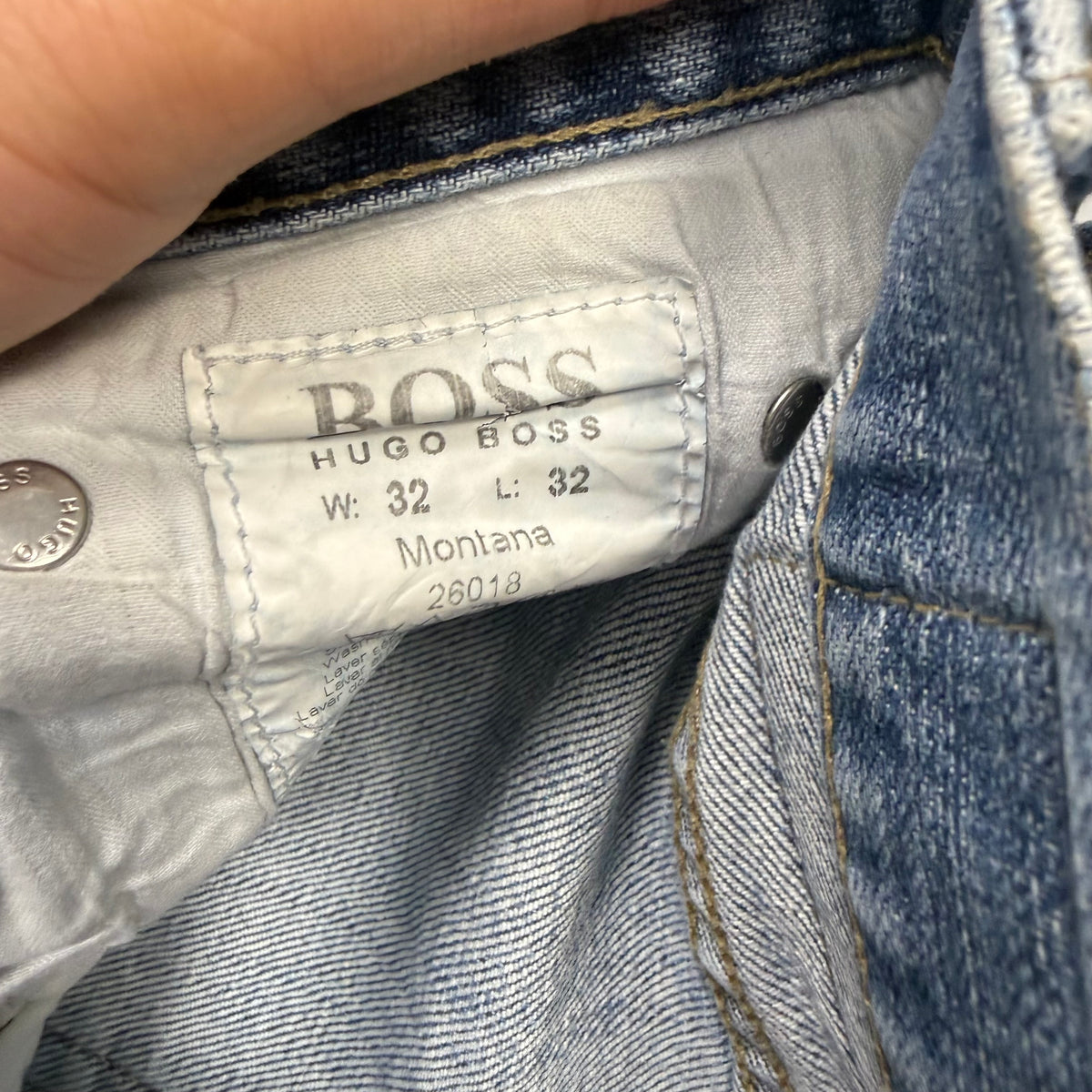 Hugo Boss Washed Vintage Jeans | S
