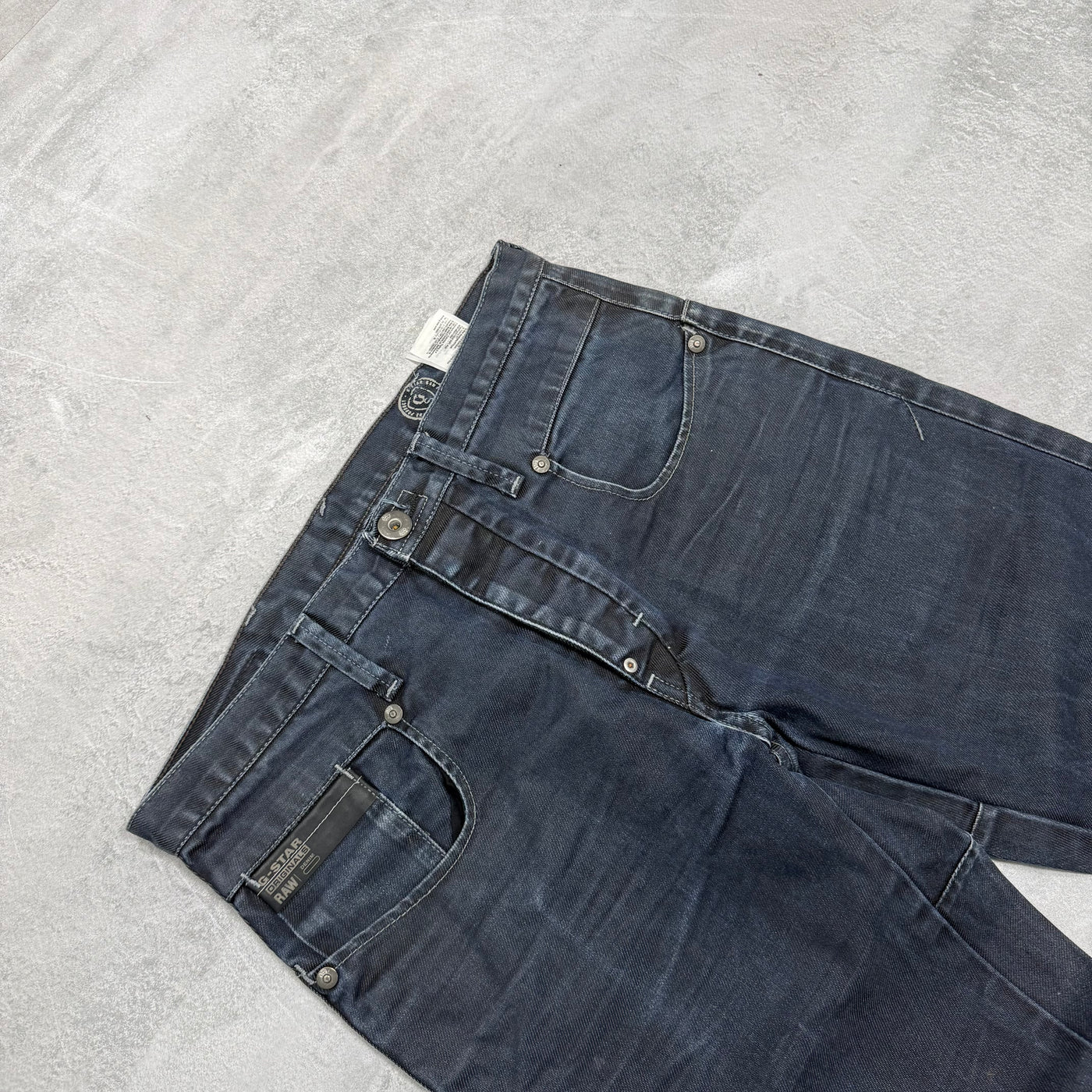 G-Star Big Print Washed Vintage Jeans | S