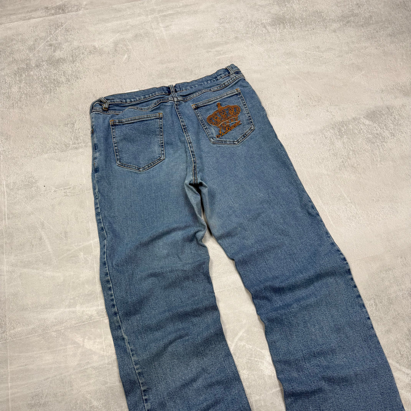 Y2K Big Logo Vintage Jeans | S