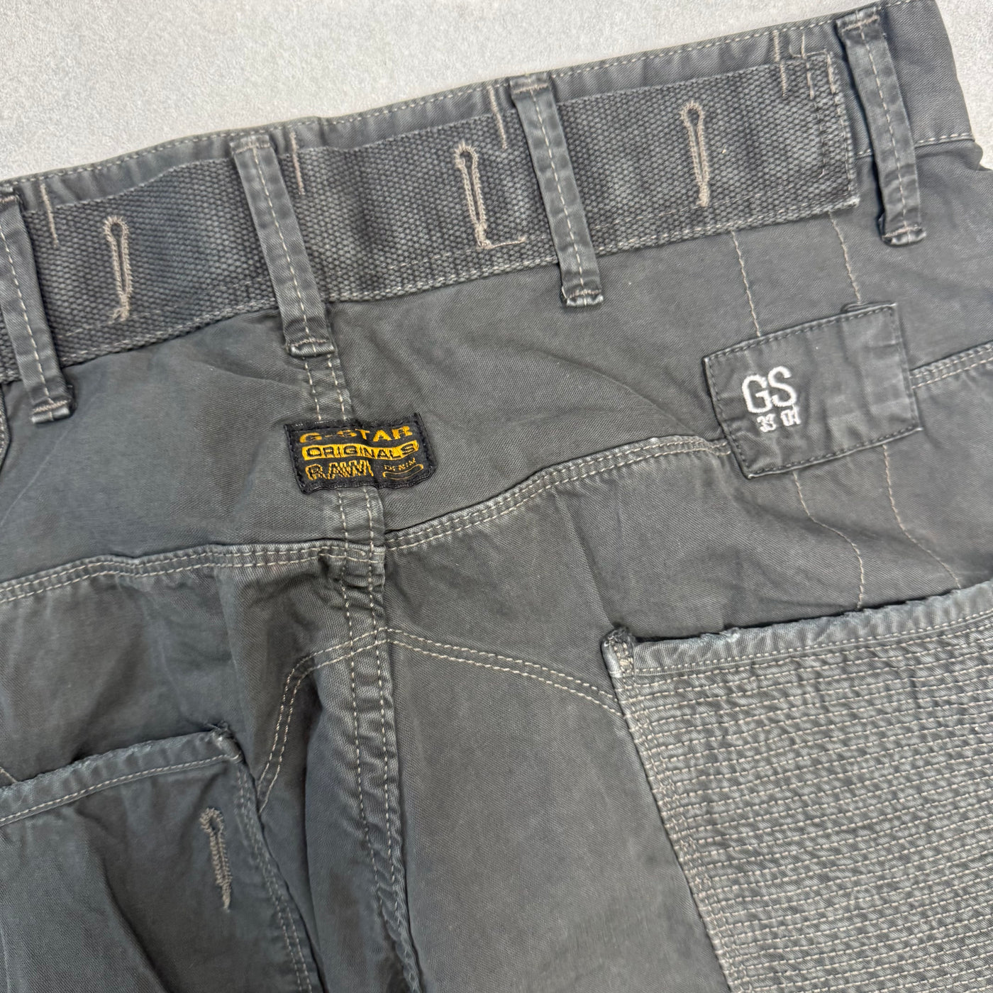 G-Star Big Print Vintage Cargo Jeans | S