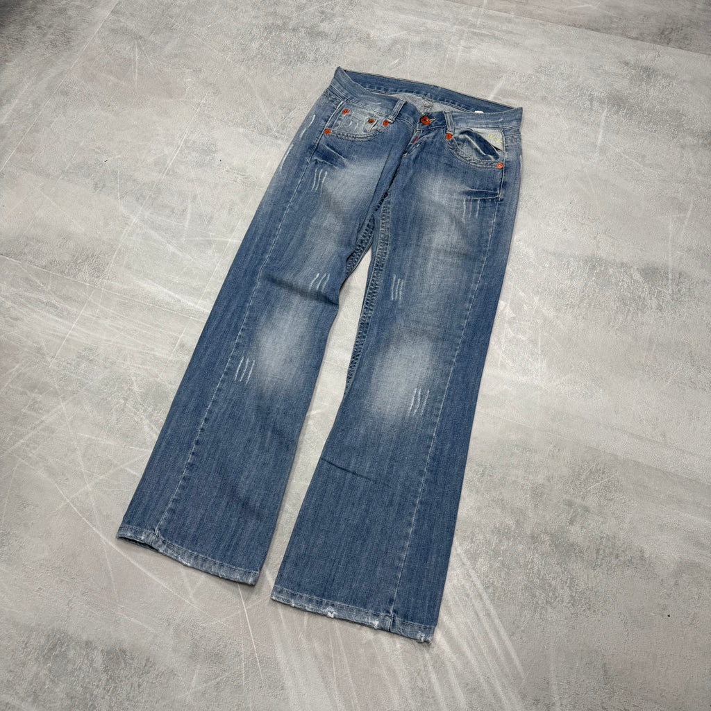 Replay Bootcut Washed Vintage Jeans | S