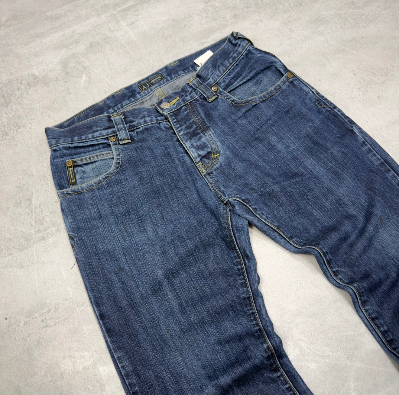 Armani Washed Vintage Jeans | S