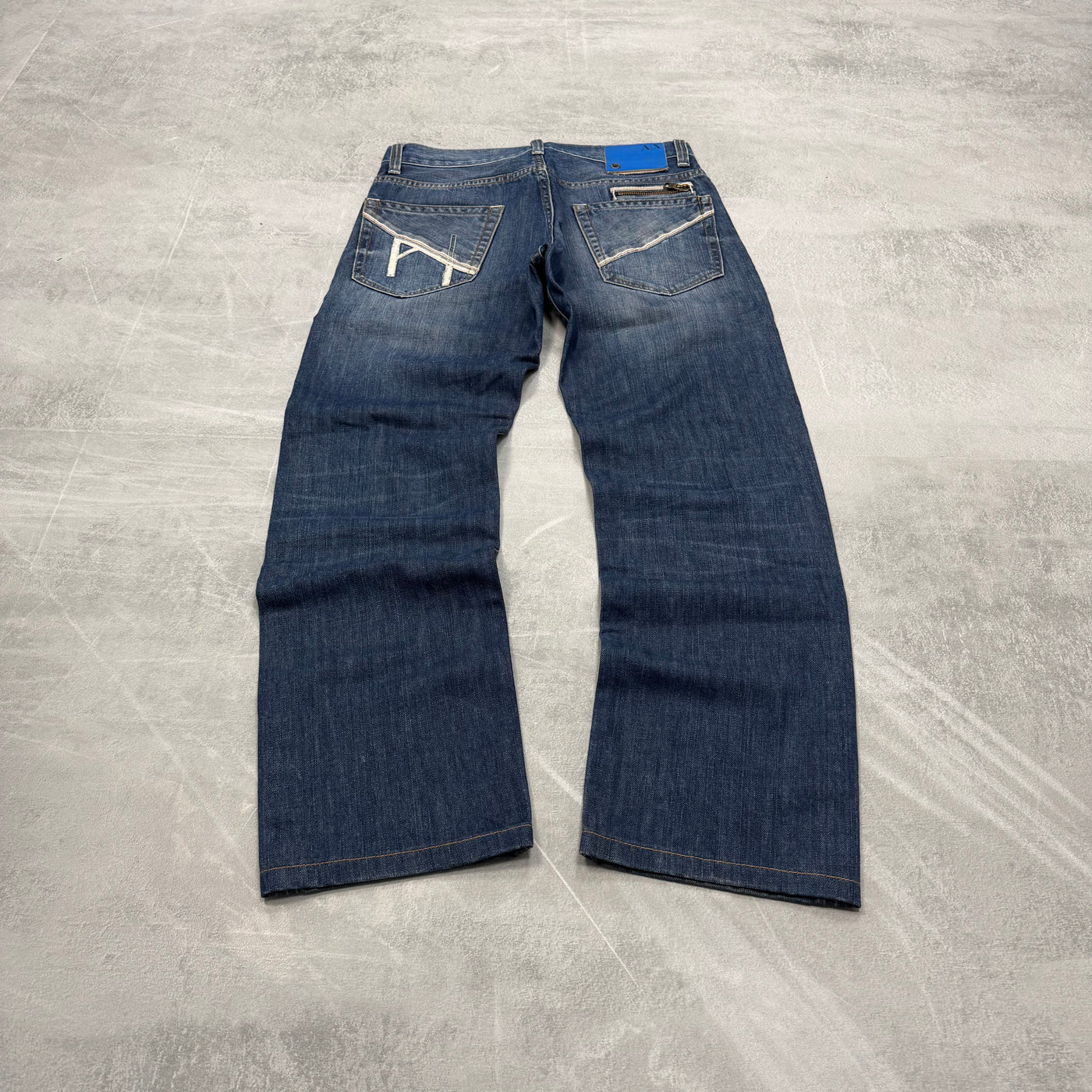 Armani Big Print Vintage Jeans | S