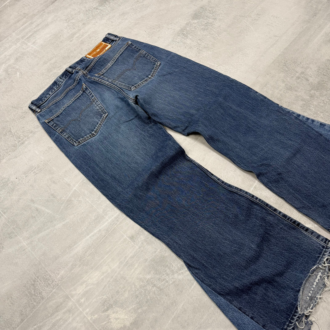 Diesel Flared Washed Vintage Jeans | S