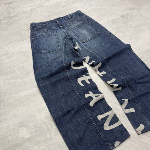 Armani Big Print Vintage Jeans | S