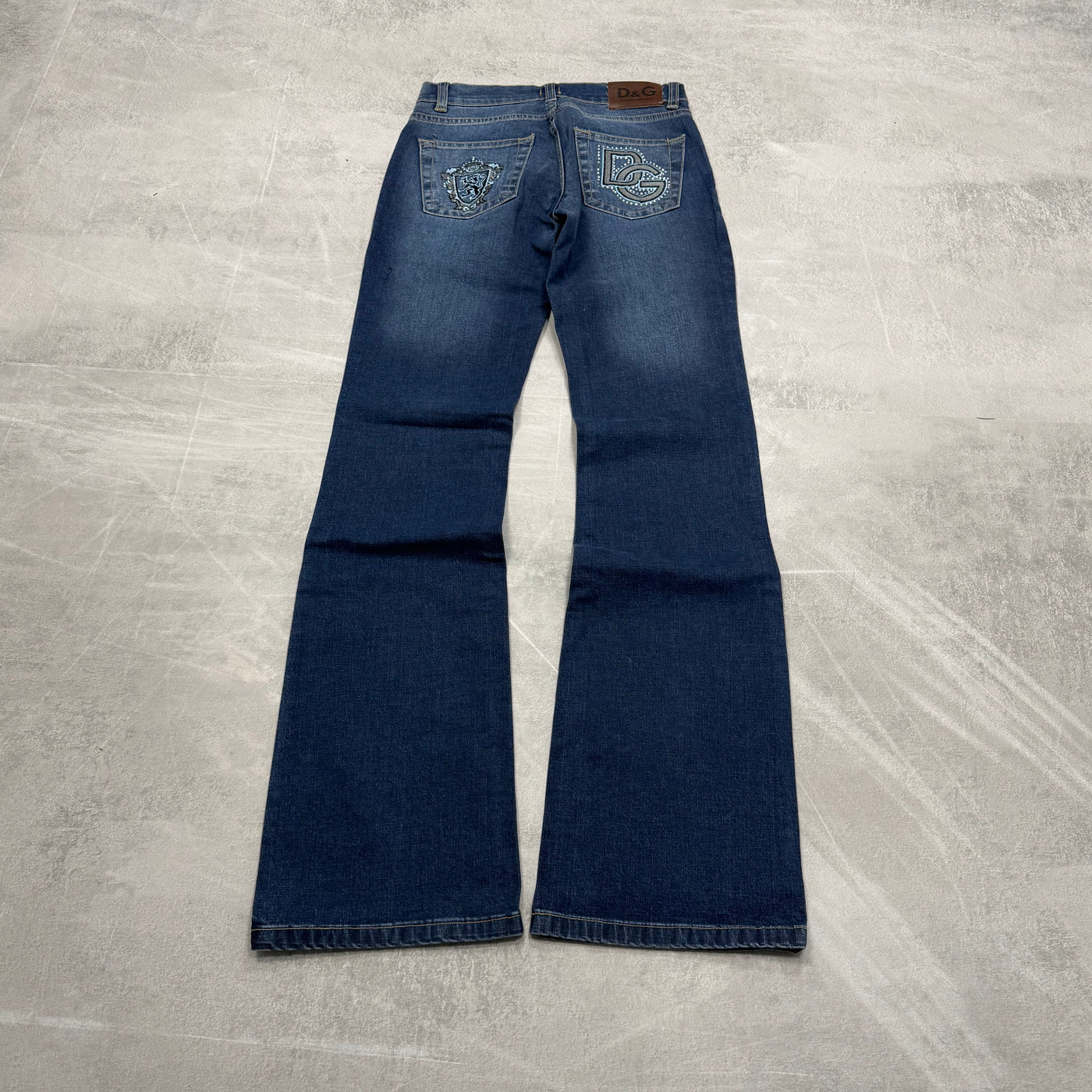 Dolce Gabana Big Print Vintage Jeans | S
