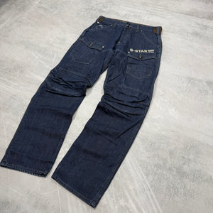 G-Star Big Print Washed Vintage Jeans | M