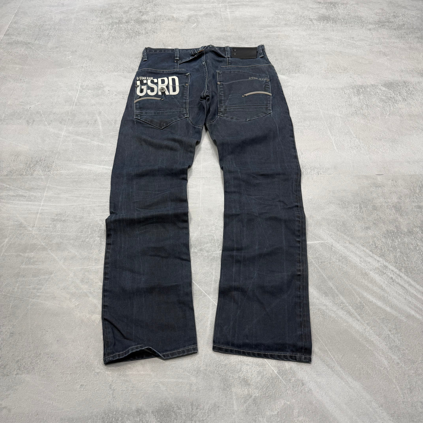 G-Star Big Print Washed Vintage Jeans | S