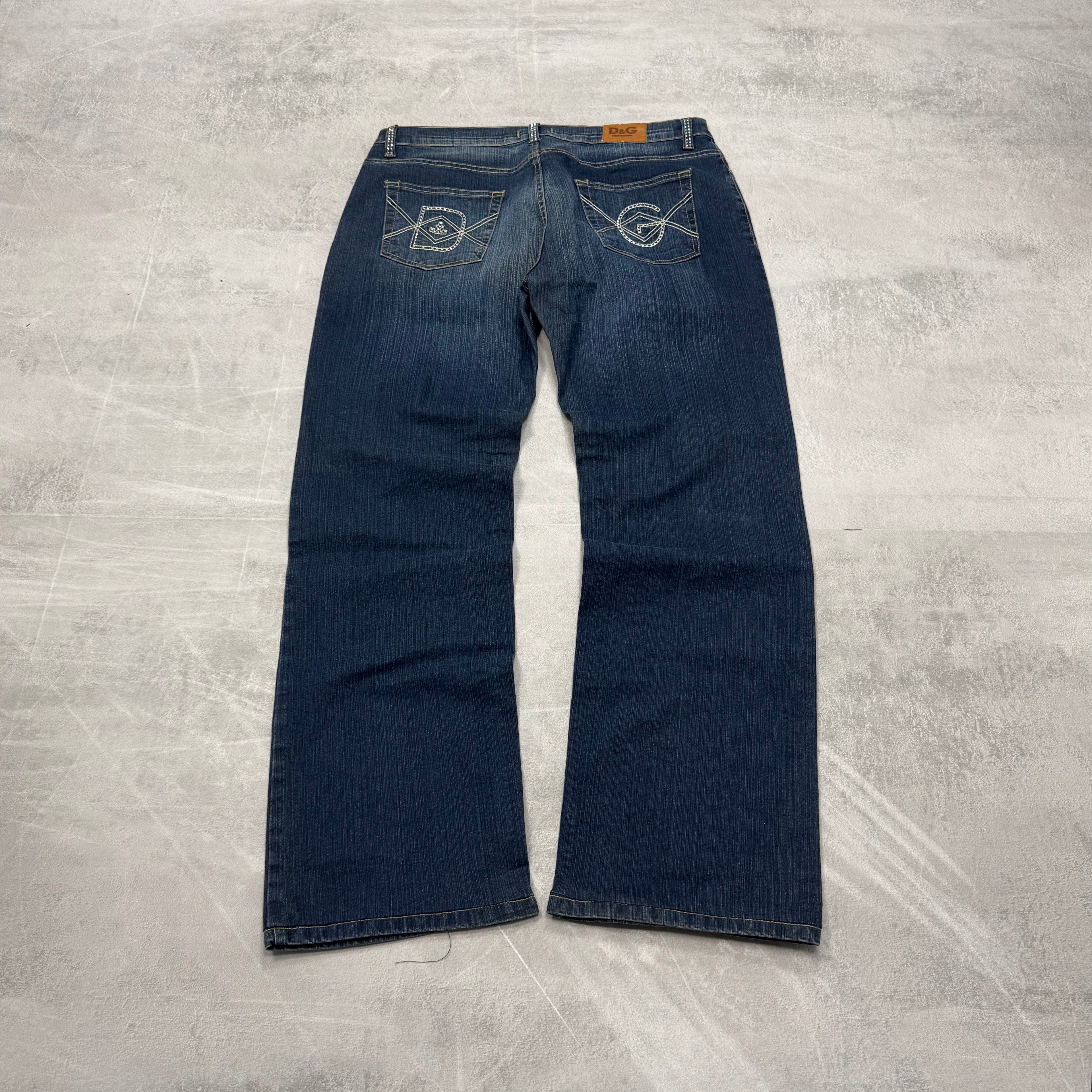 Dolce Gabana Big Print Vintage Jeans | S