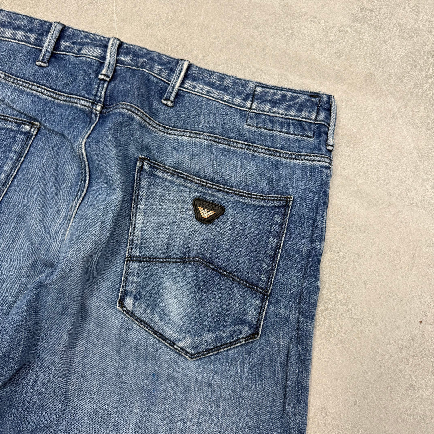 Armani Washed Vintage Jeans | M