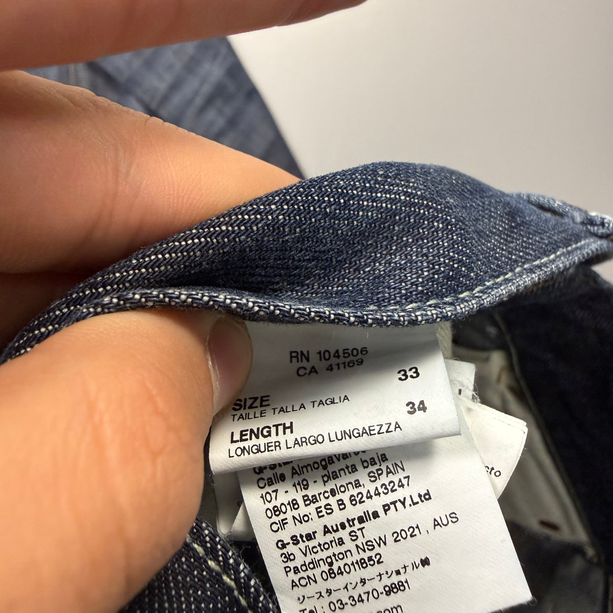 G-Star Washed Vintage Jeans | L
