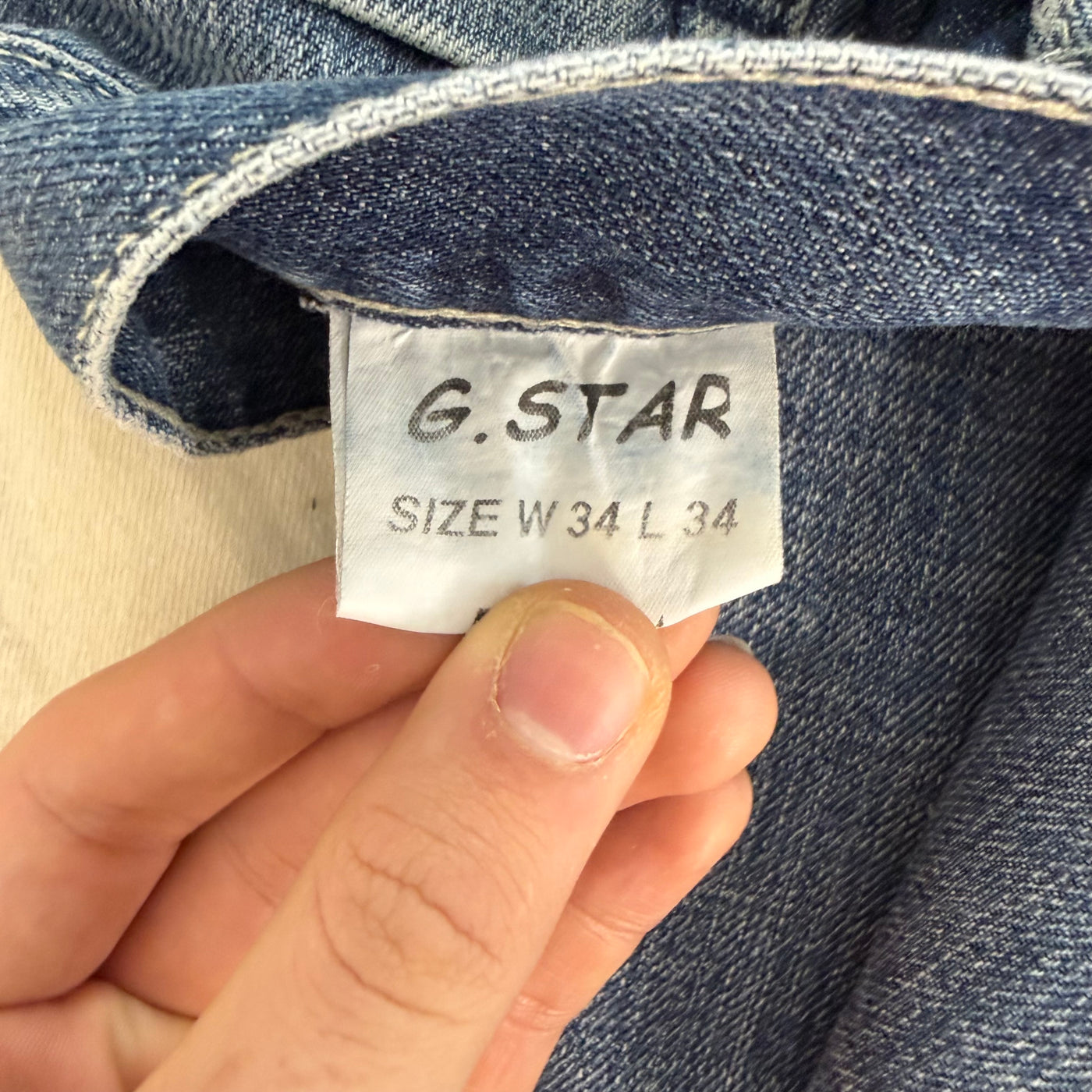 G-Star Big Print Vintage Jeans | S