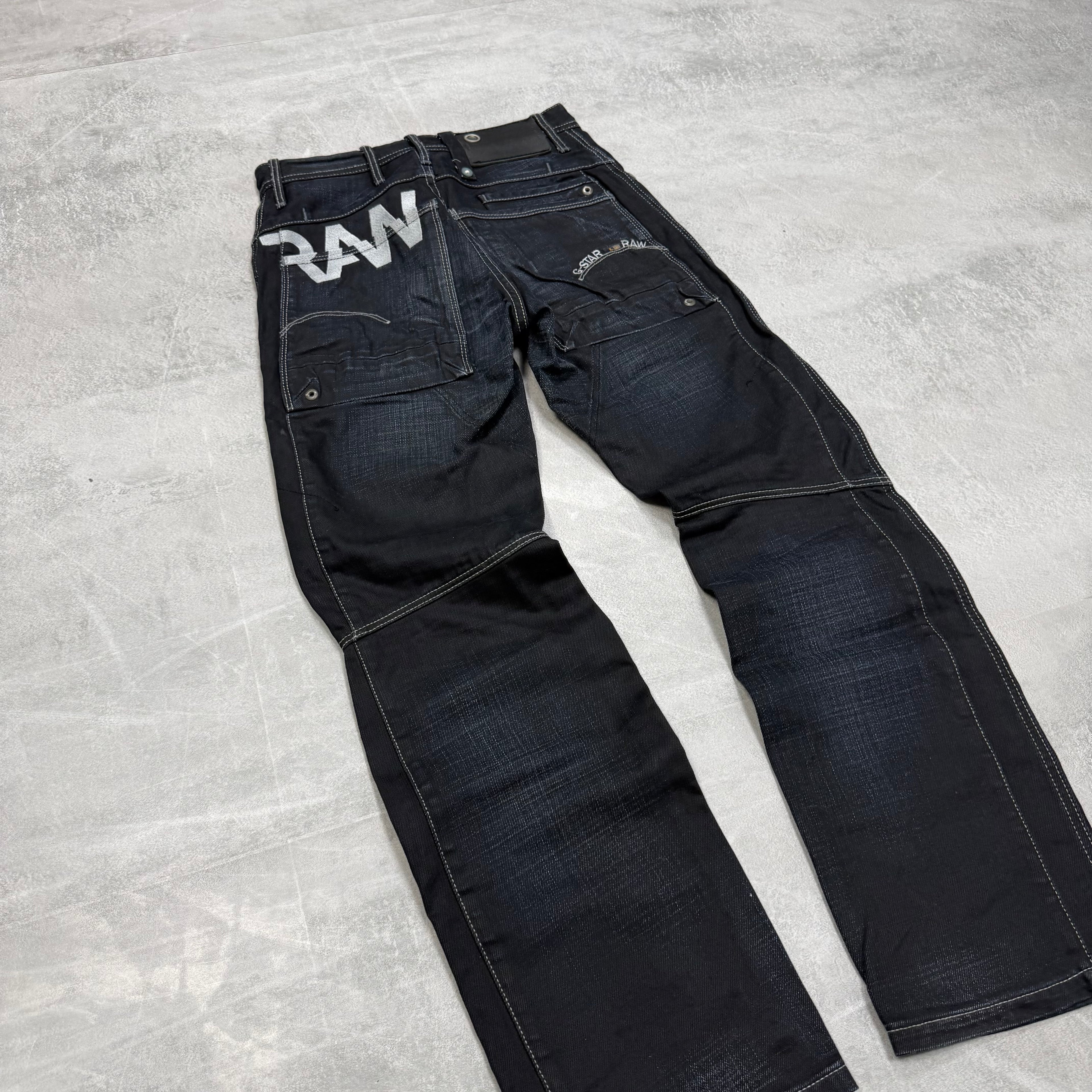 G-Star Big Print Vintage Jeans | XS