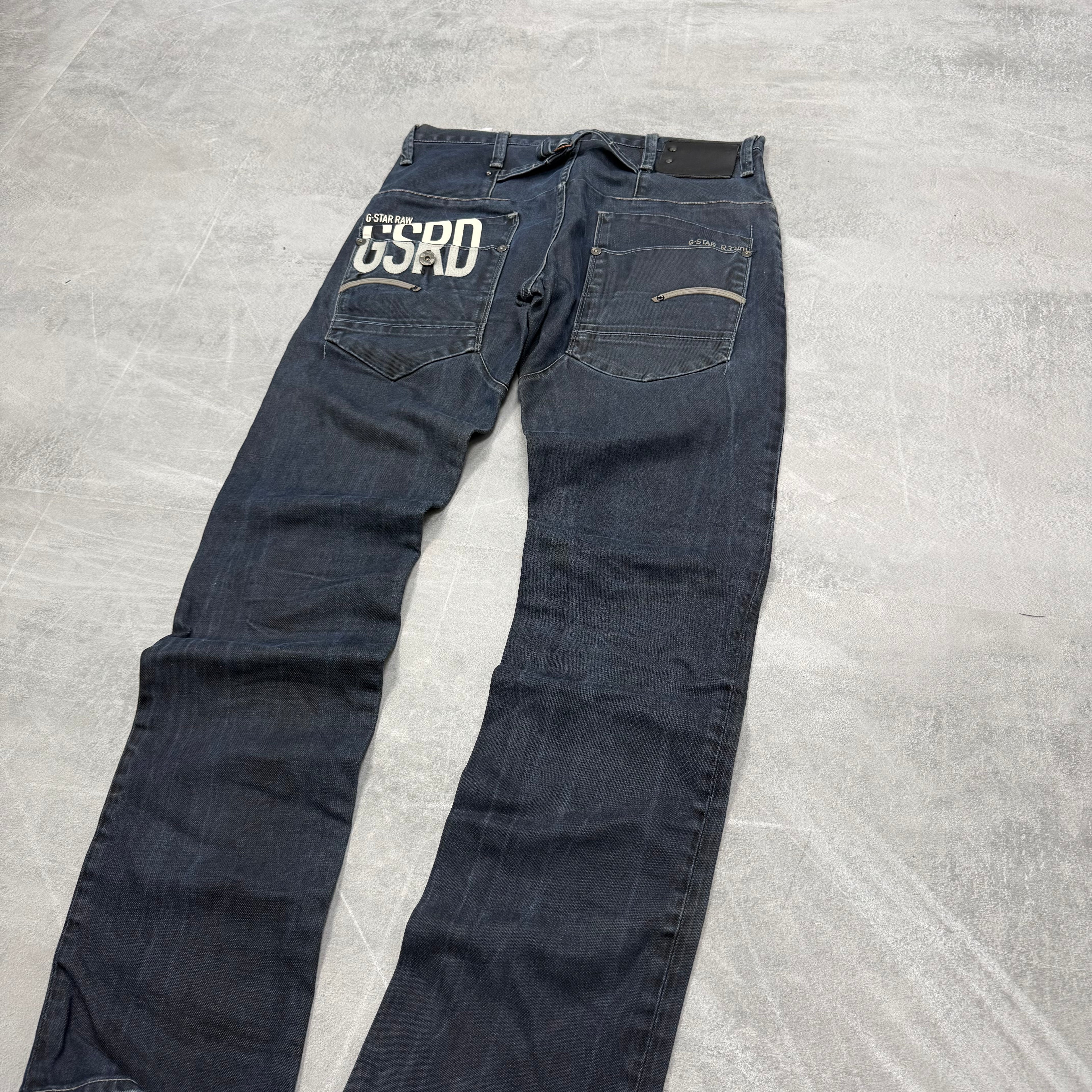 G-Star Big Print Washed Vintage Jeans | S