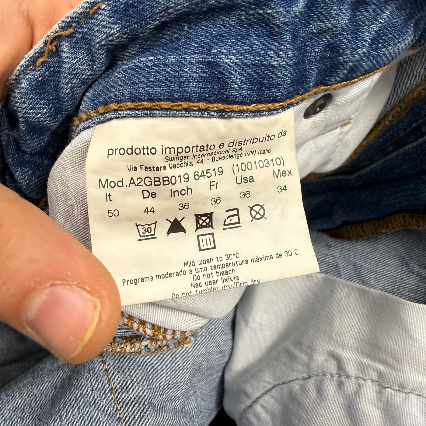 Versace Washed Vintage Jeans | M