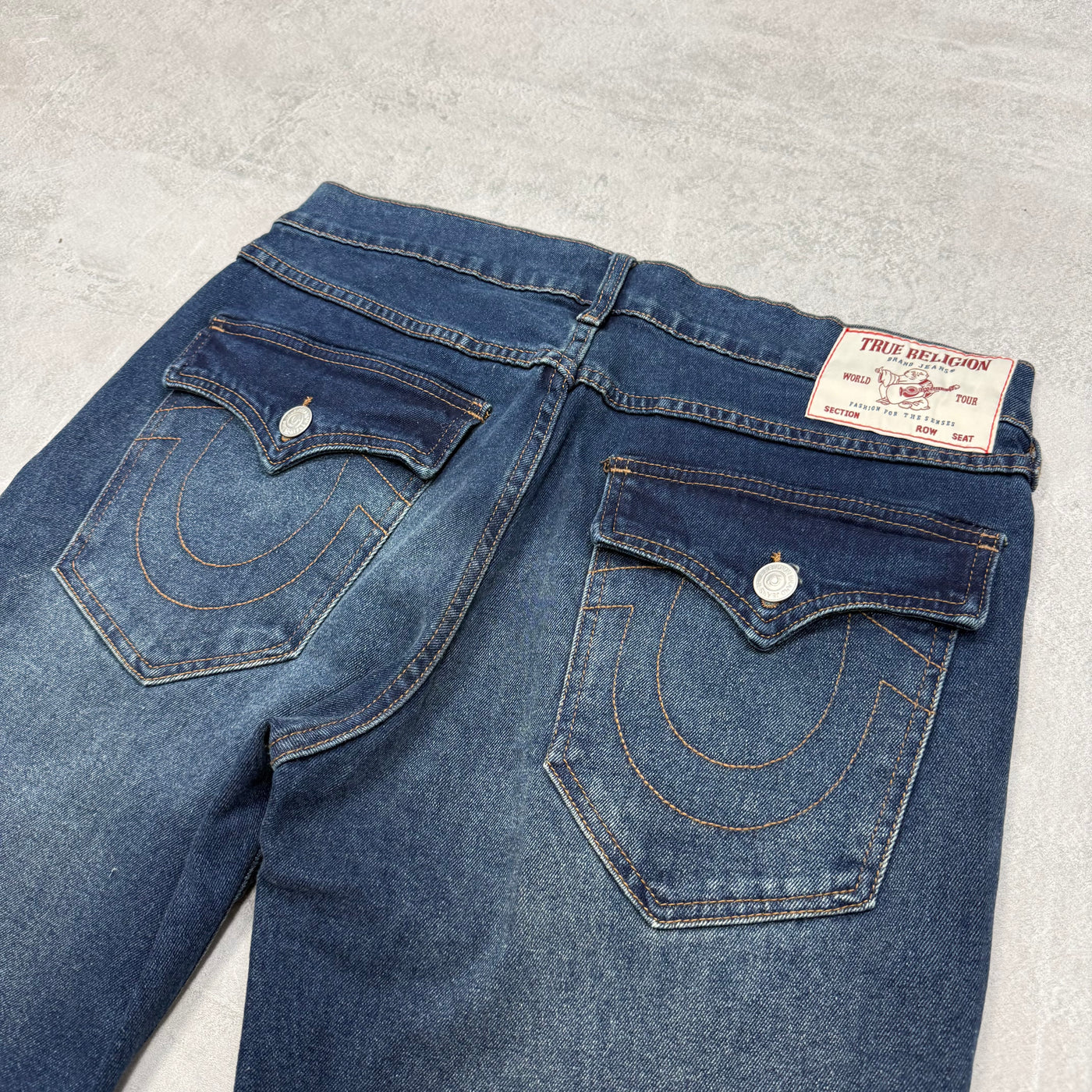 True Religion  Washed Vintage Jeans | S