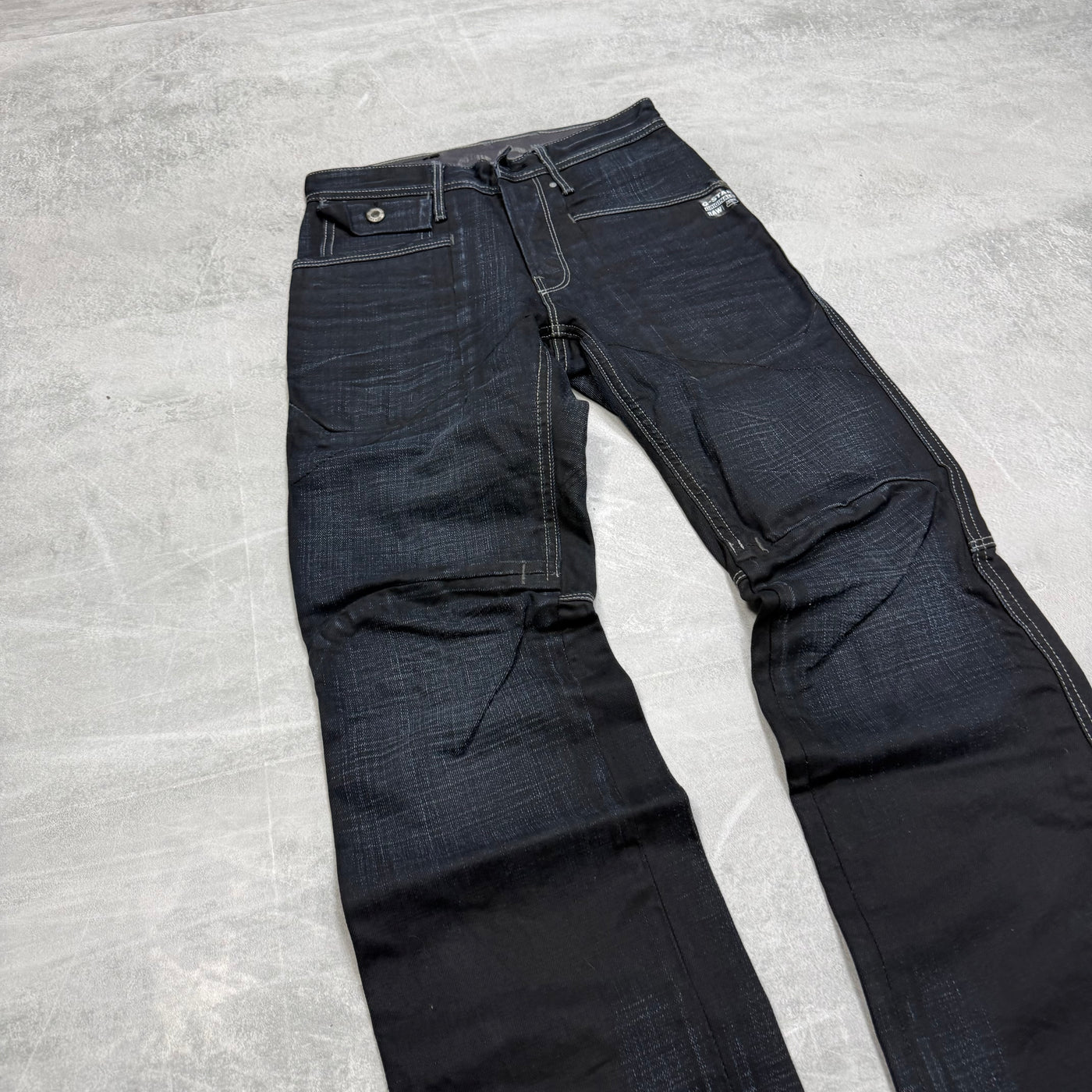 G-Star Big Print Vintage Jeans | XS