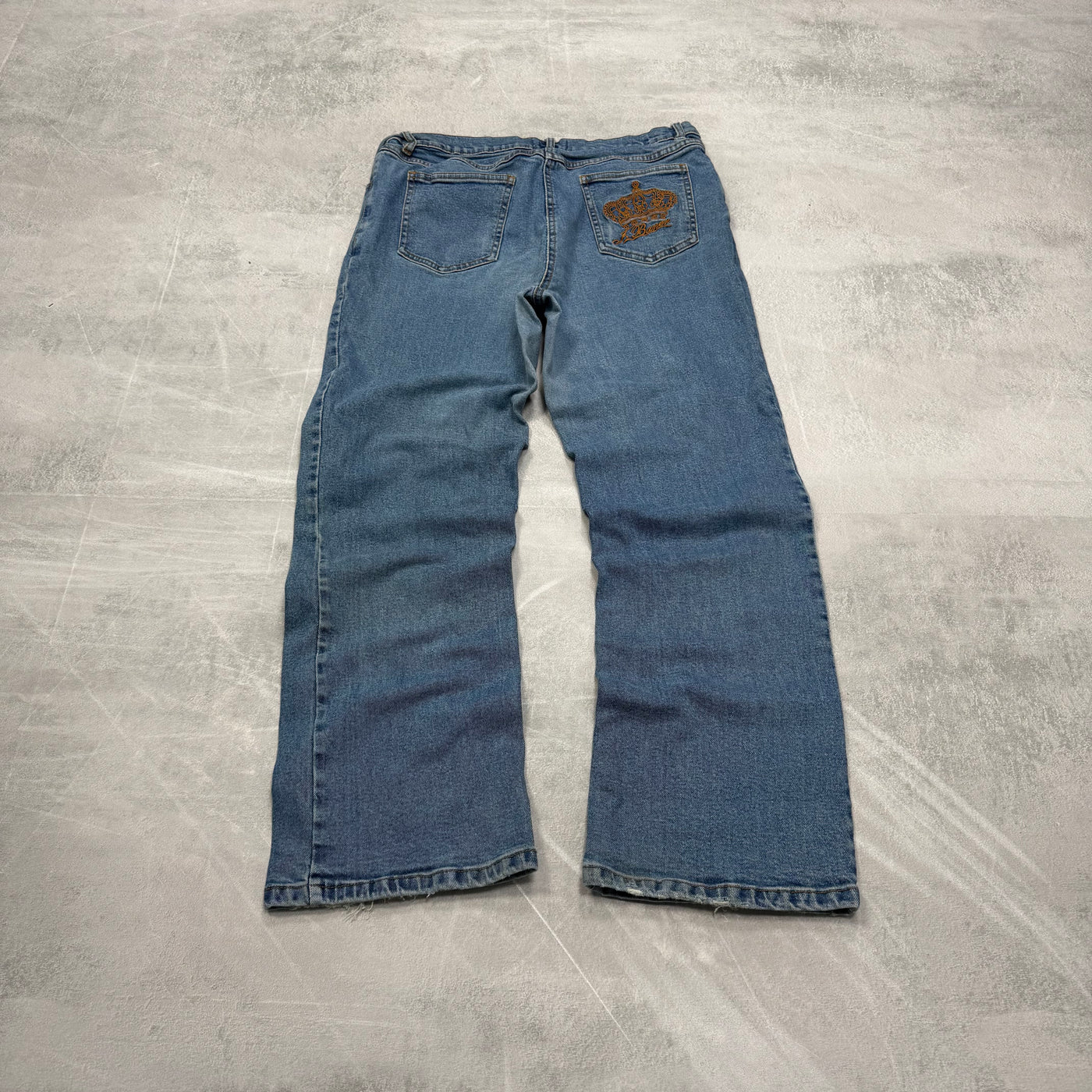 Y2K Big Logo Vintage Jeans | S