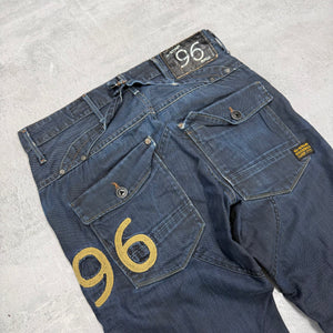 G-Star Big Print Washed Vintage Jeans | S