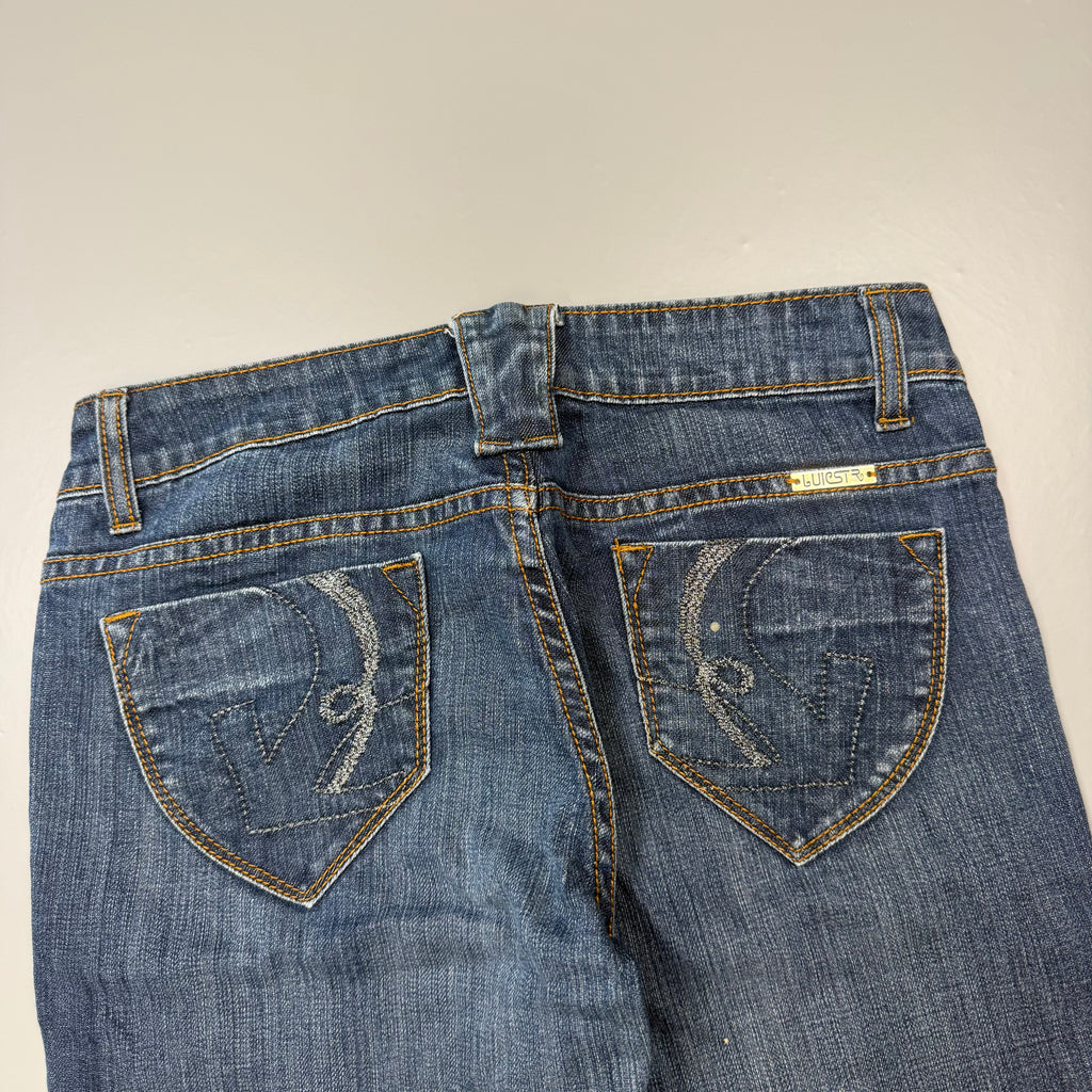 Y2K Bootcut Washed Vintage Jeans | XS