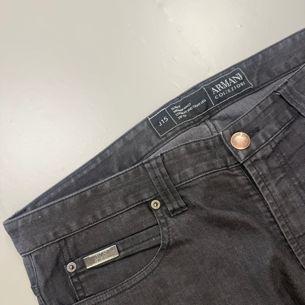 Armani Washed Vintage Jeans | L