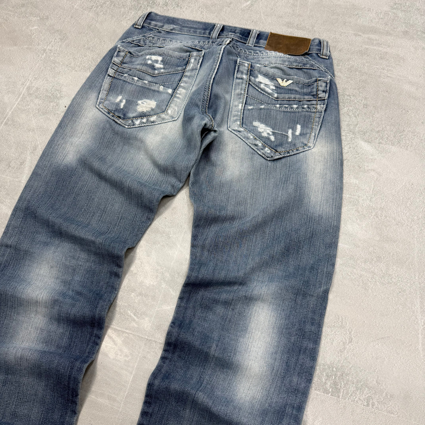 Armani Washed Vintage Jeans | S