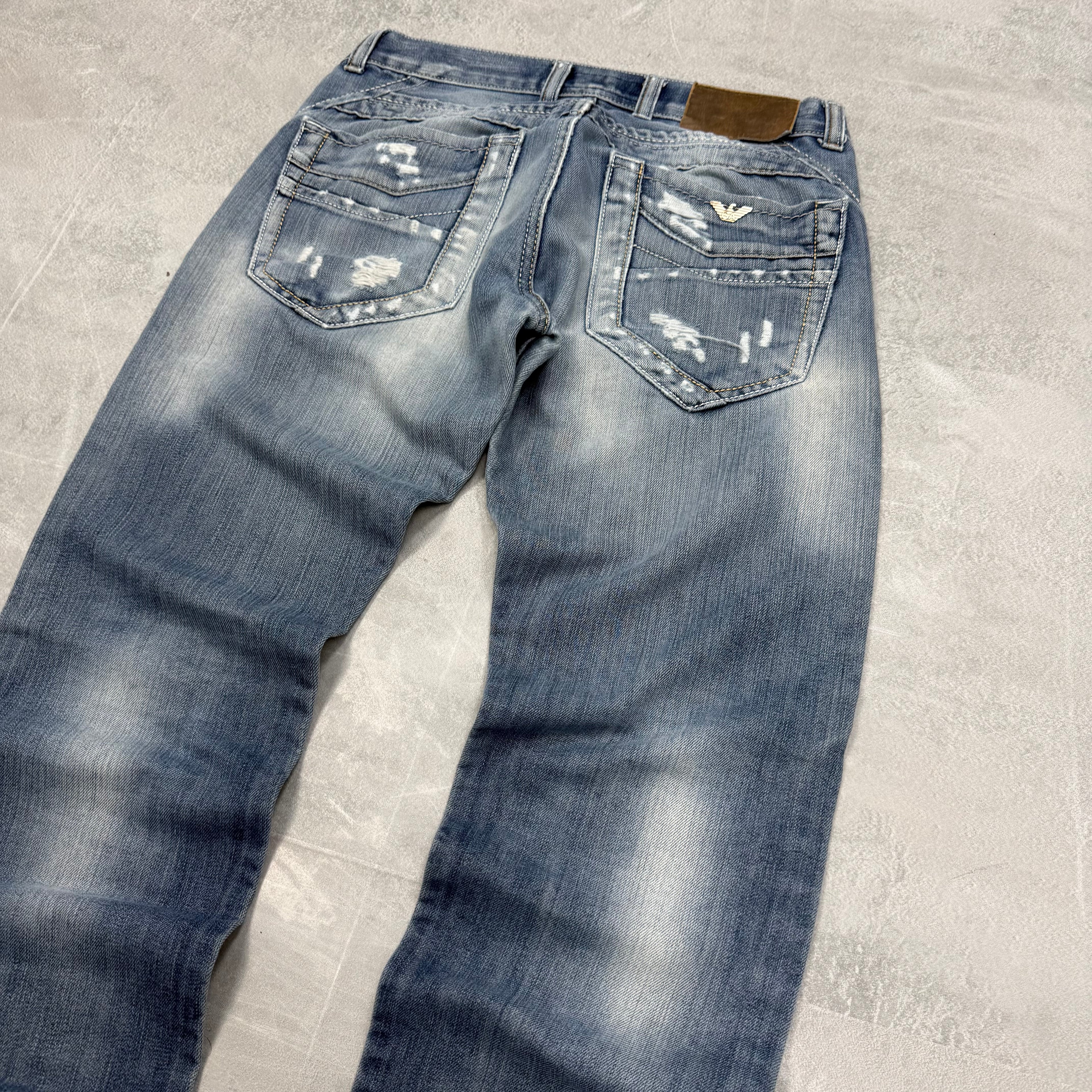 Armani Washed Vintage Jeans | S