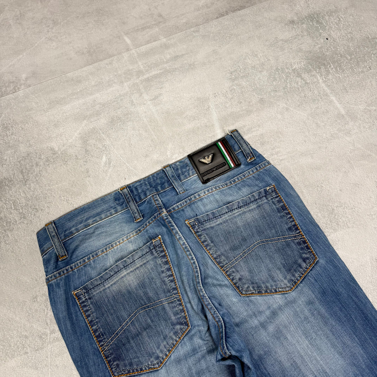 Armani Washed Vintage Jeans | XS