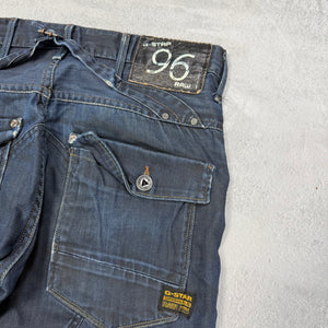 G-Star Big Print Washed Vintage Jeans | S