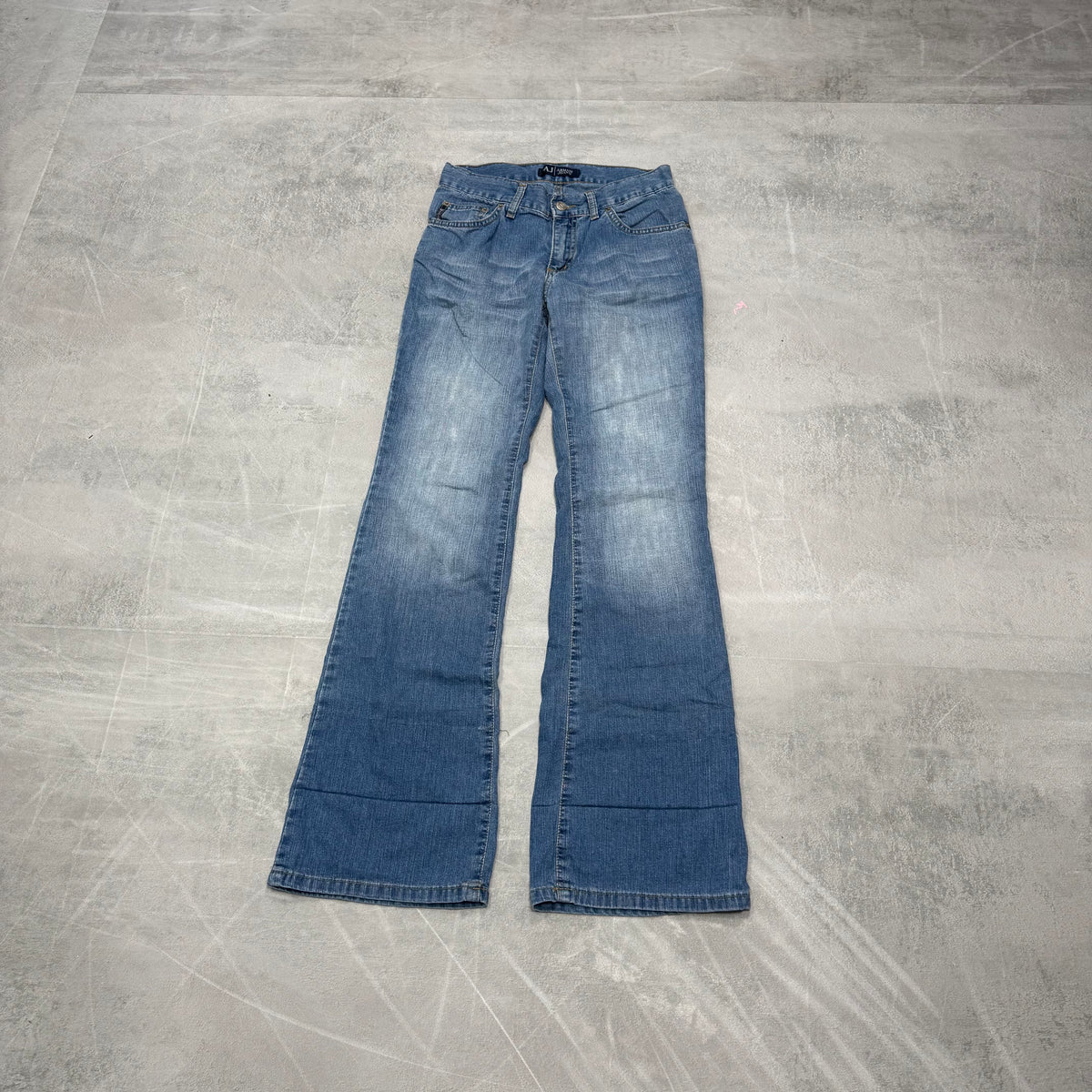Armani Bootcut Washed Vintage Jeans | S