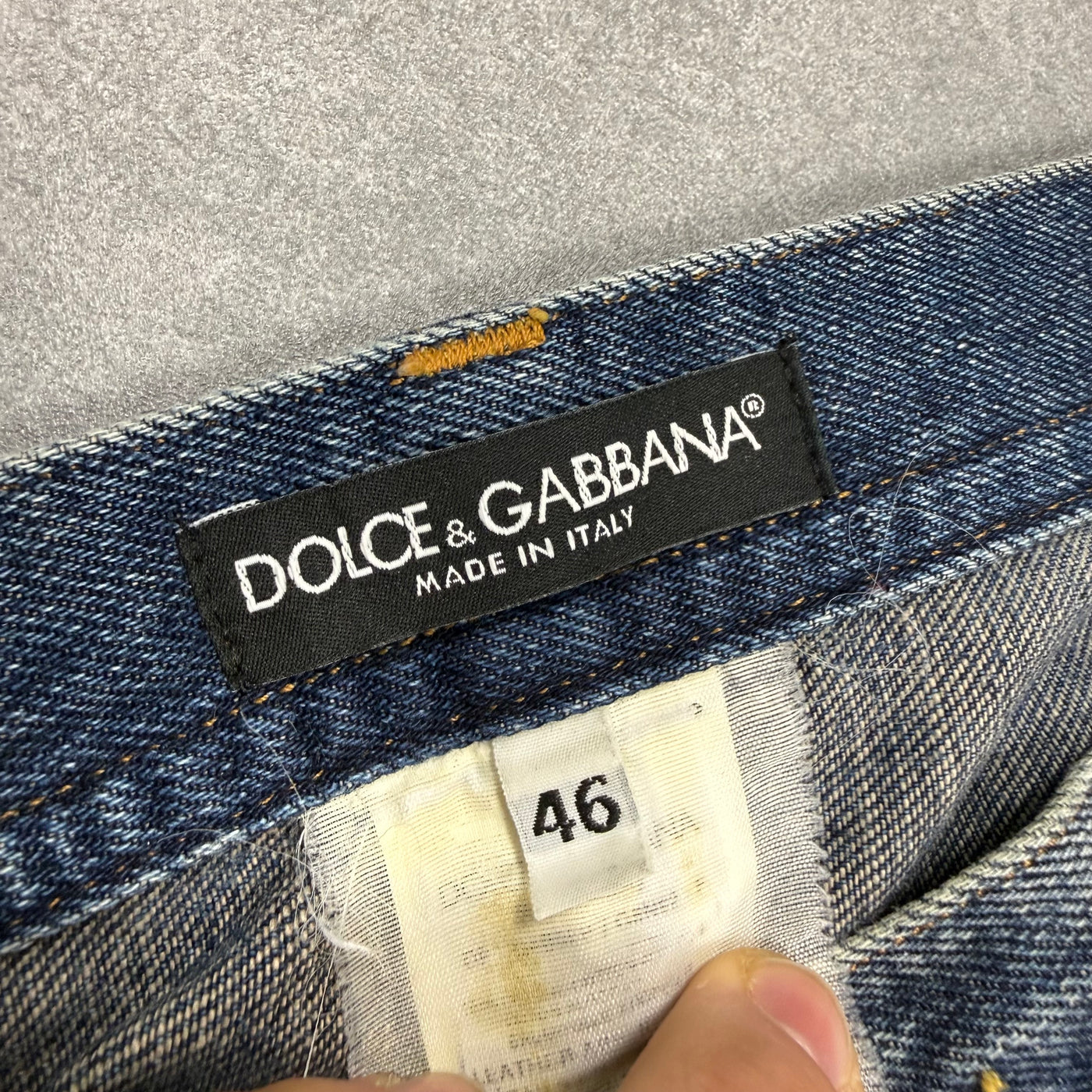 Dolce Gabana Washed Vintage Jeans | S