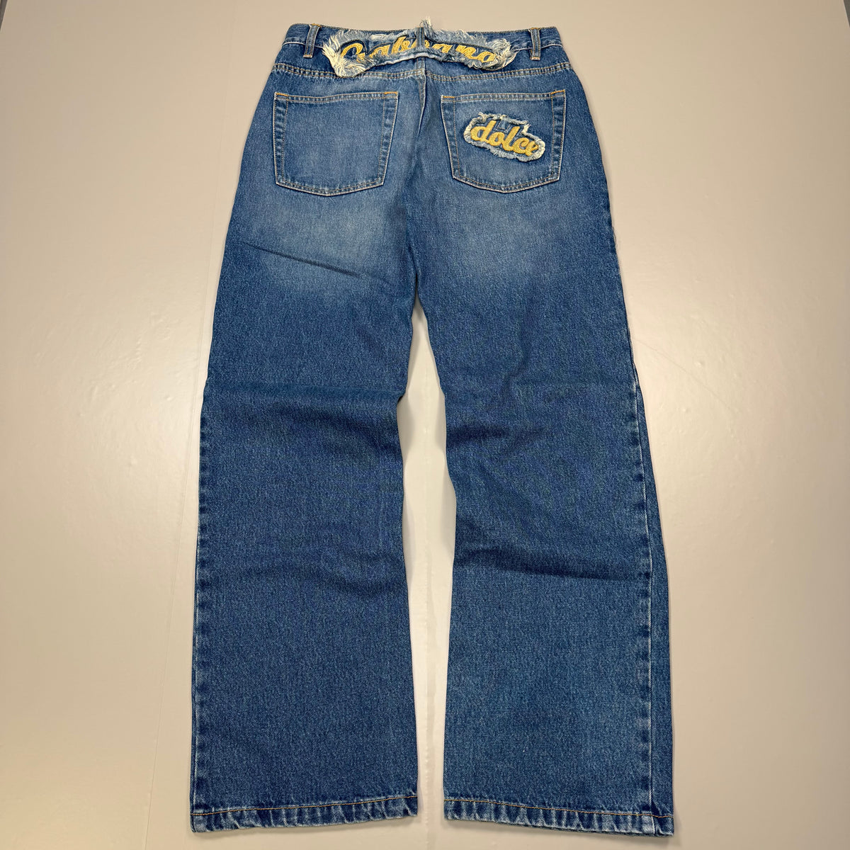 Dolce Gabana Back Print Vintage Jeans | S