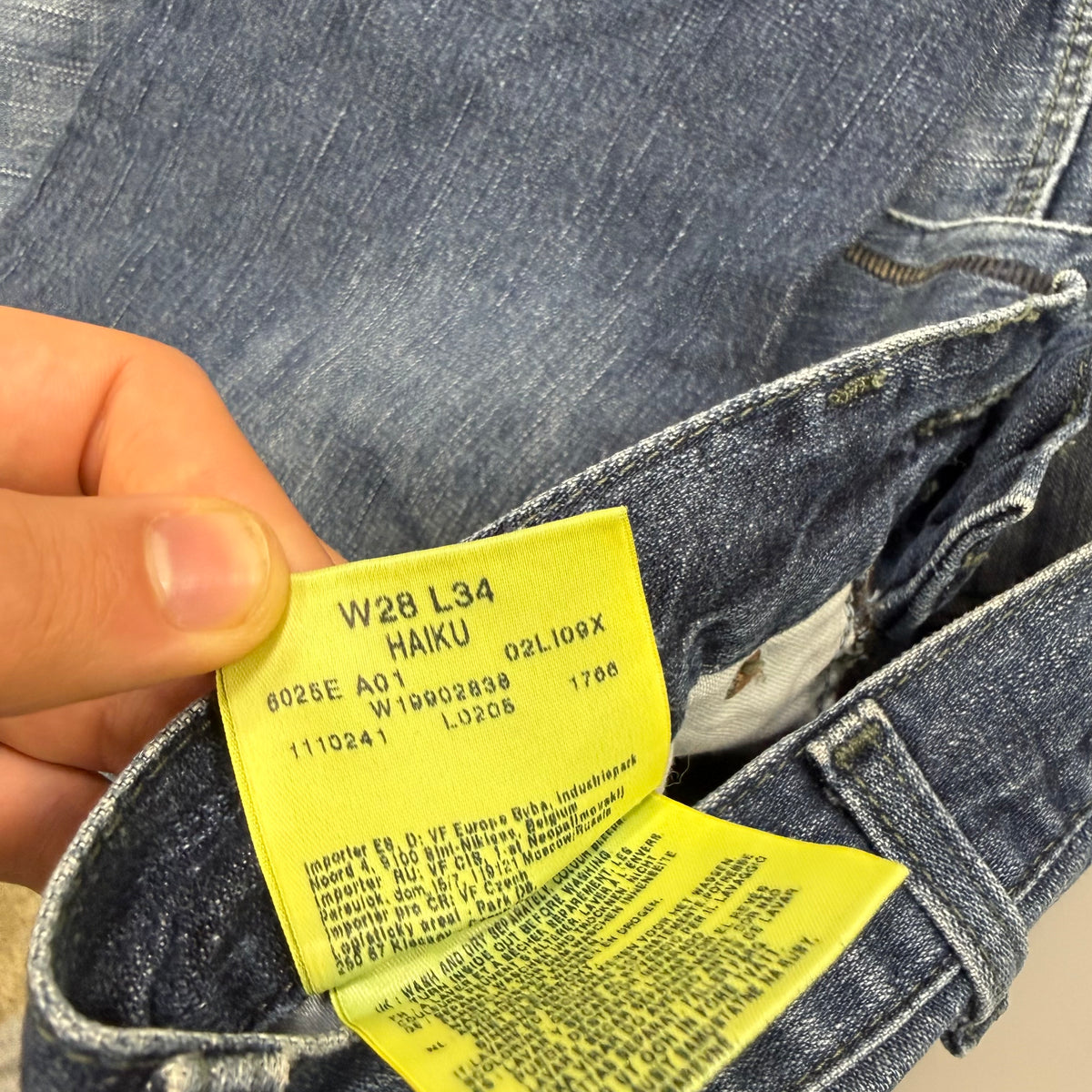 Wrangler Washed Vintage Jeans | S