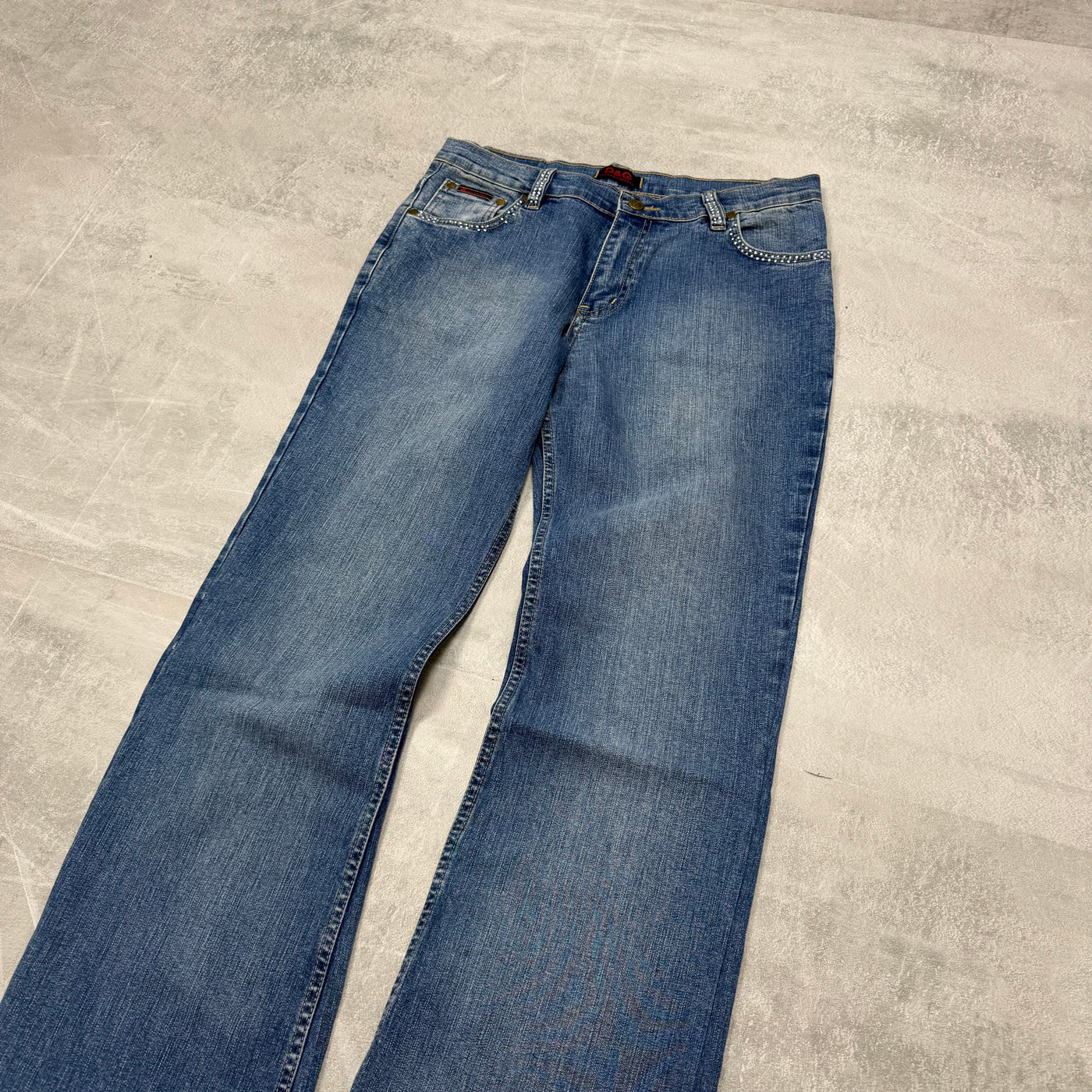 Dolce Gabana Big Print Vintage Jeans | S