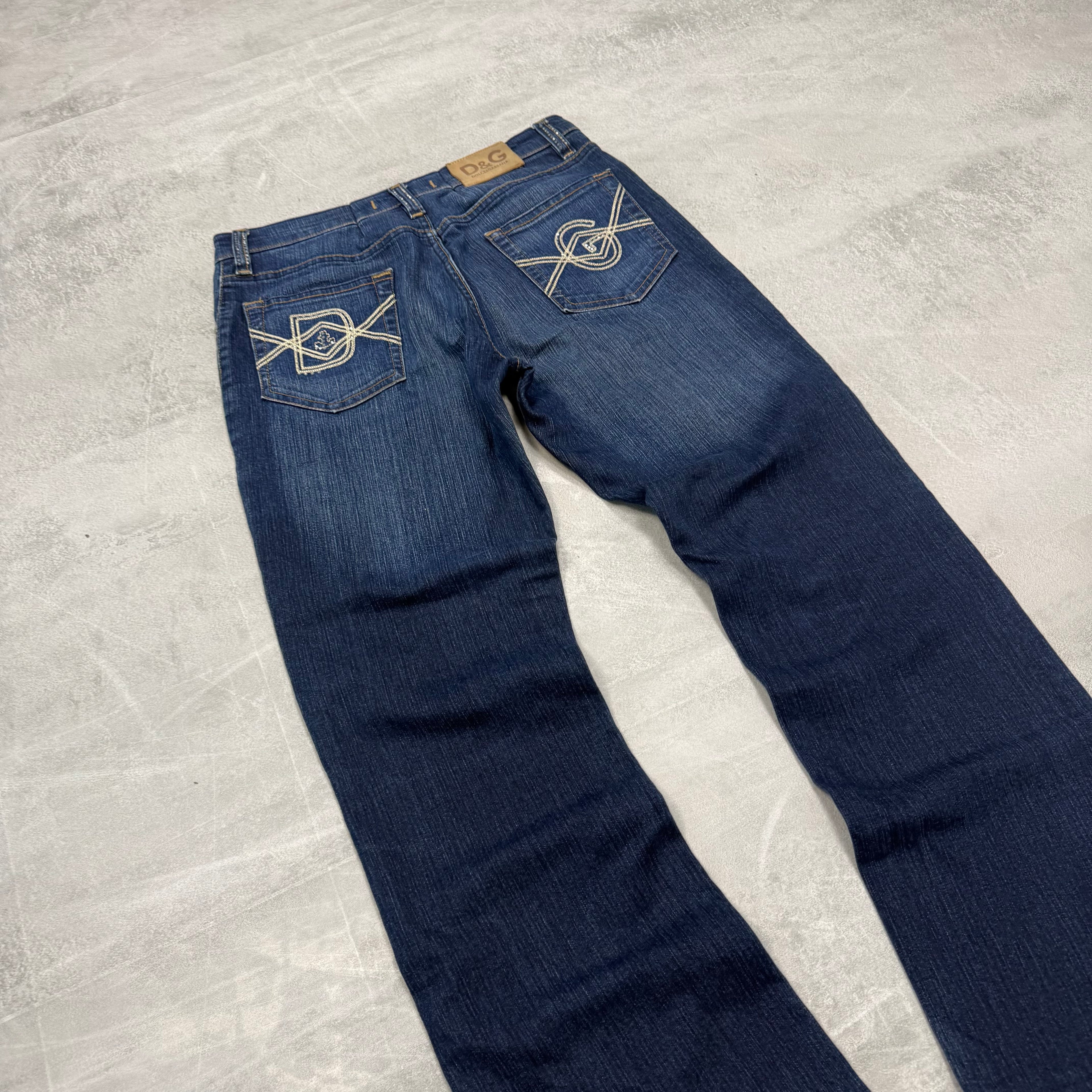Dolce Gabana Big Print Jeans | XS