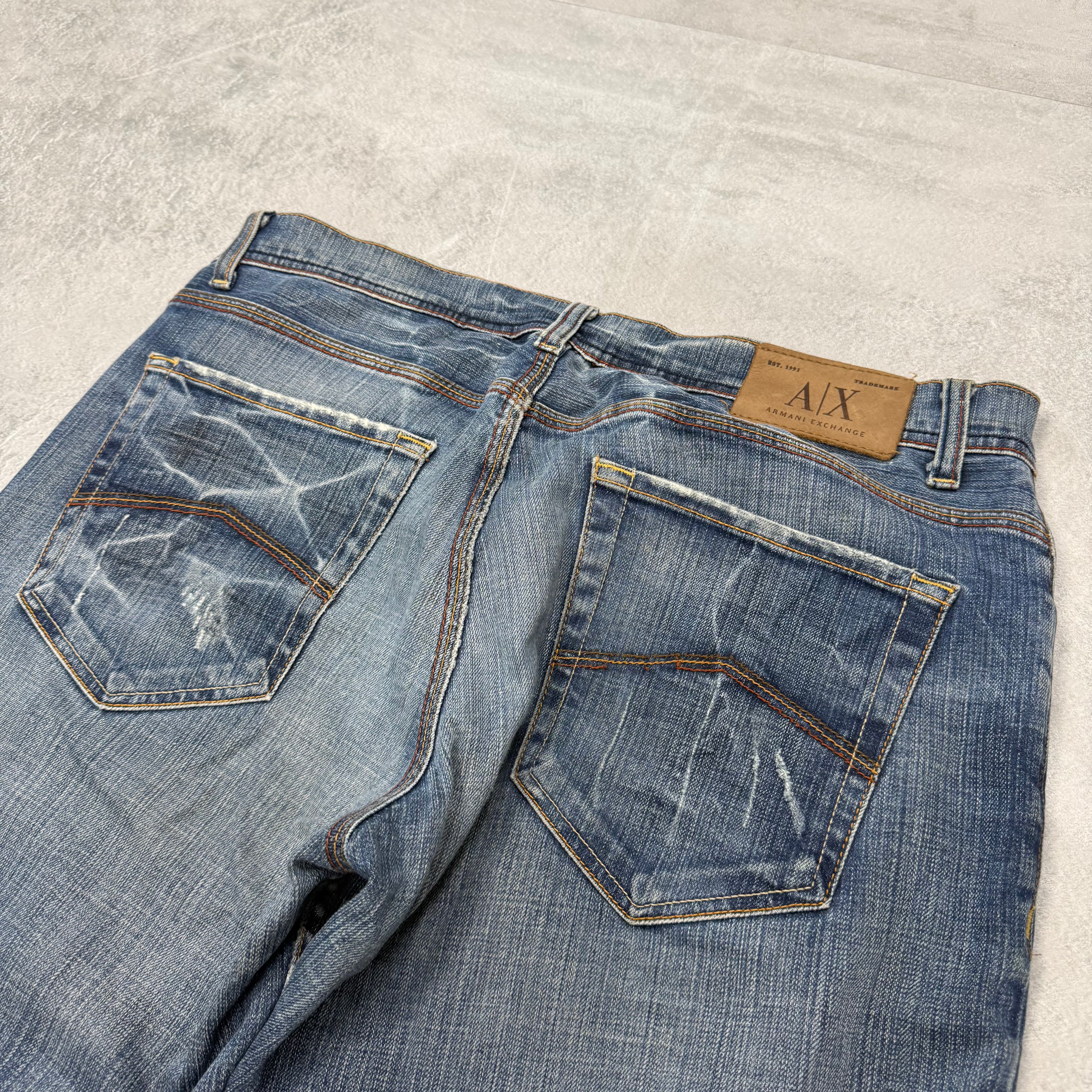 Armani Washed Vintage Jeans | M