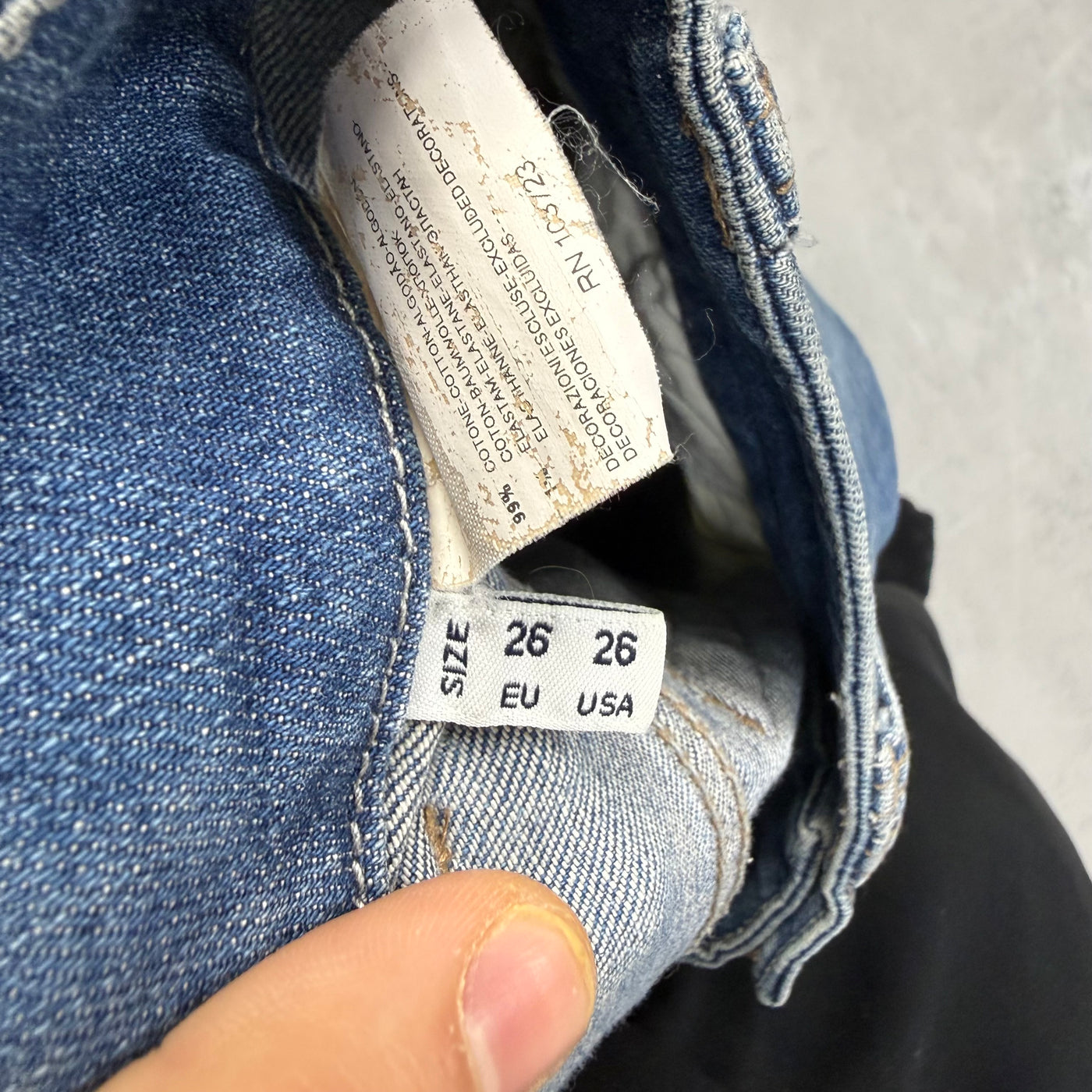 Armani Big Logo Vintage Jeans | XS