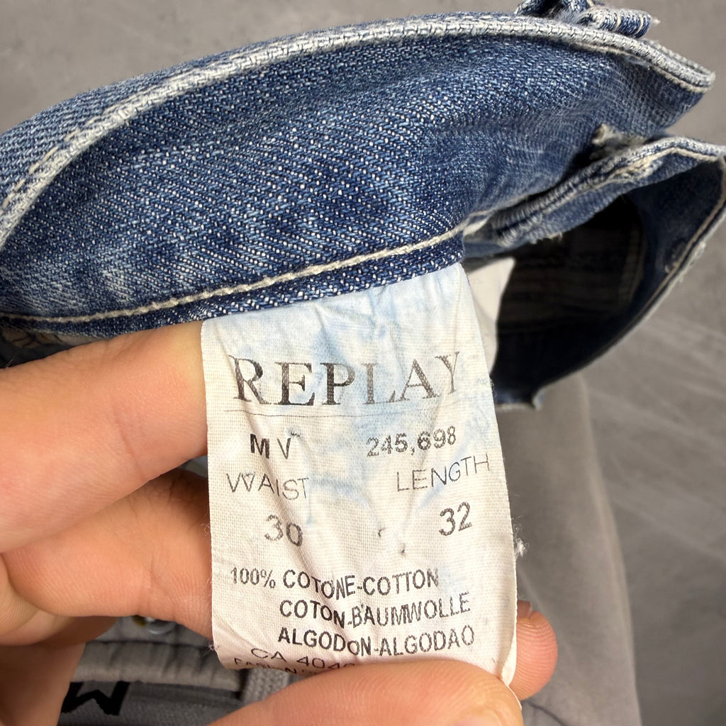 Replay Bootcut Washed Vintage Jeans | S
