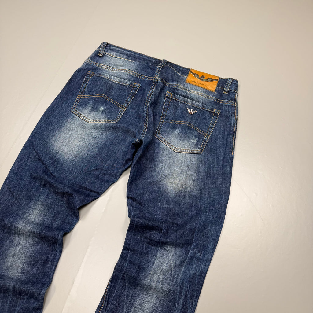 Armani Washed Vintage Jeans | XS