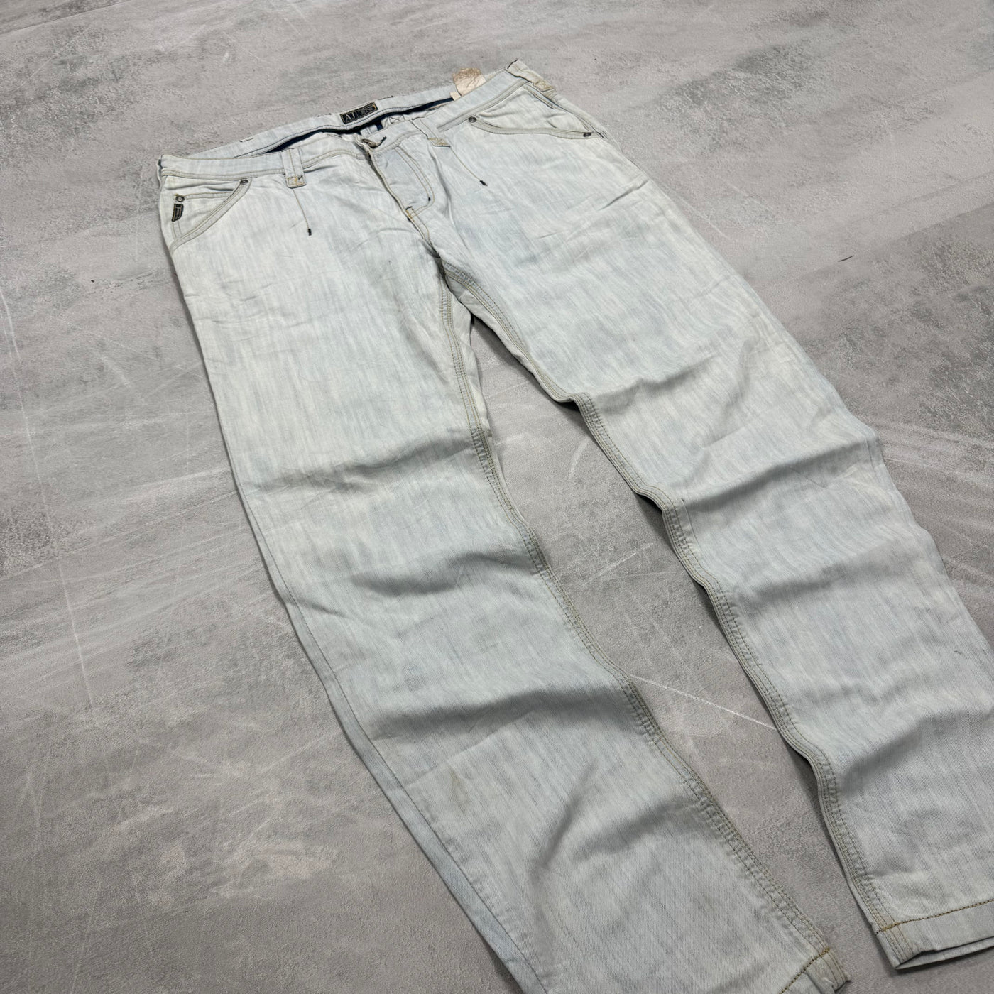 Armani Big Print Vintage Jeans | M
