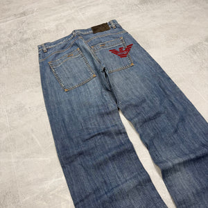 Armani Big Print Vintage Jeans | M