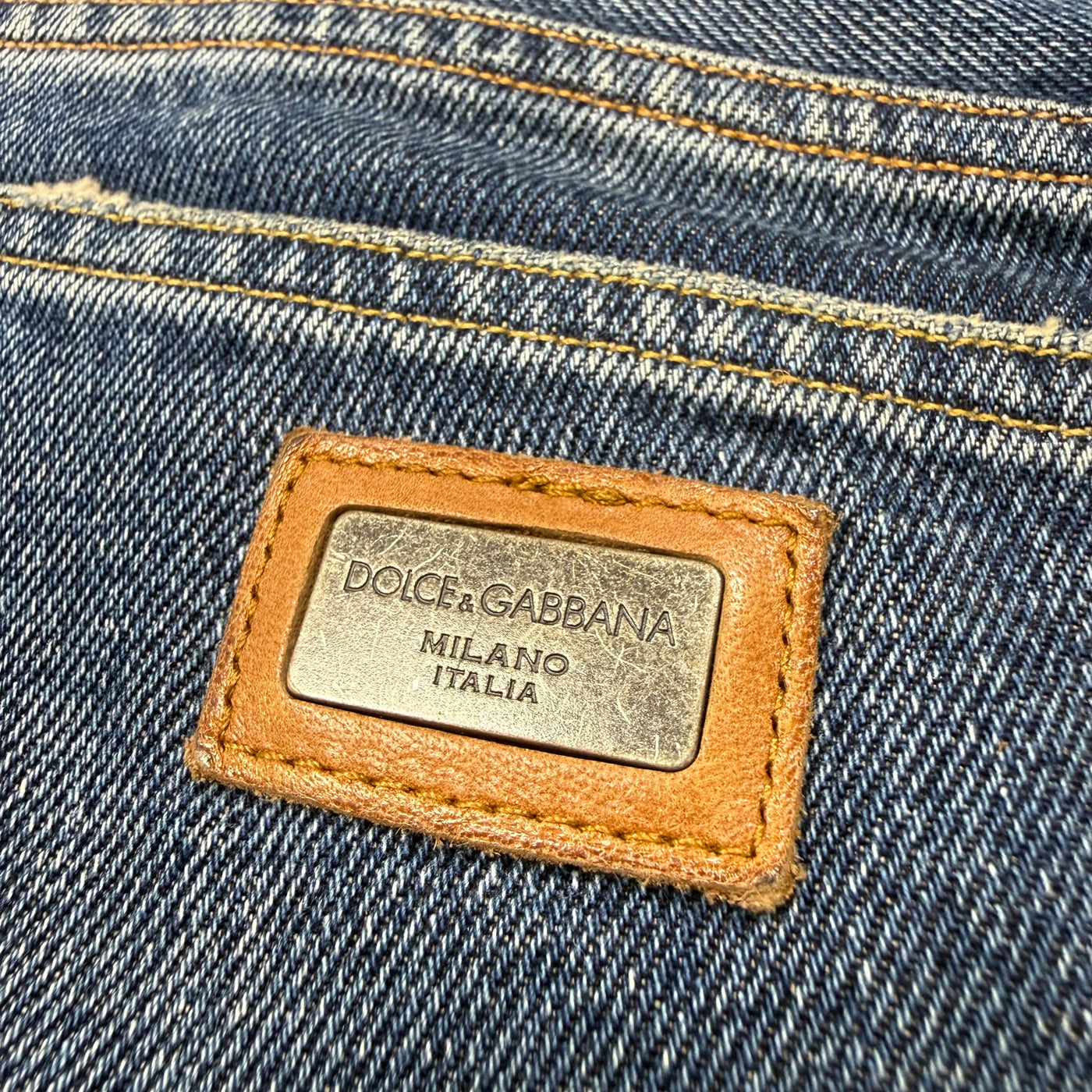 Dolce Gabana Washed Vintage Jeans | S