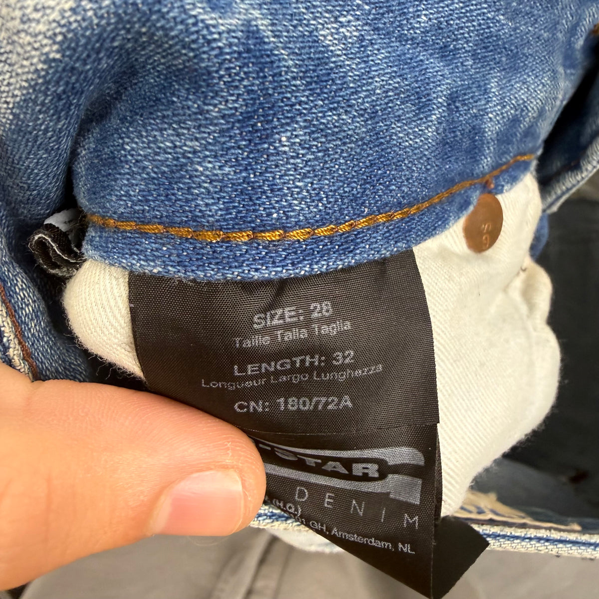 G-Star Washed Vintage Jeans | XS