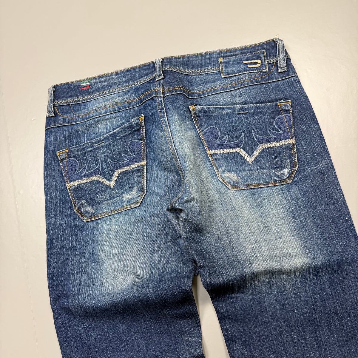 Diesel Bootcut Washed Vintage Jeans | XS
